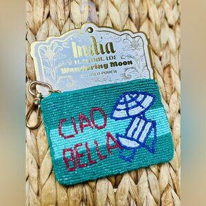 🌴 Wandering Moon “Ciao Bella” Pouch – Viral TJMaxx/Marshalls Beaded Coin Purse
